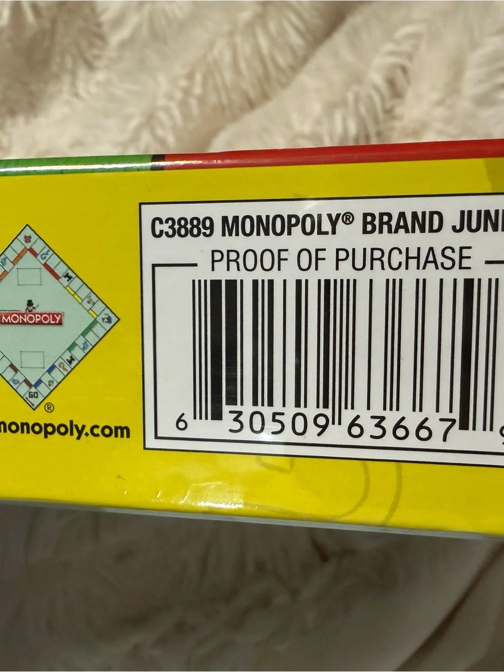 Hasbro Monopoly Junior Board Game - Red, Green, Black